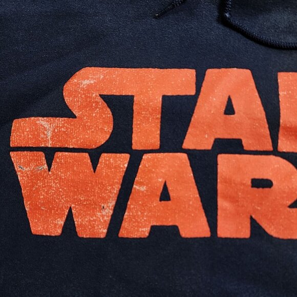 Star Wars Size L Mens Hoodie Fifth Sun In A Galaxy Far Far Away Black - Picture 5 of 11